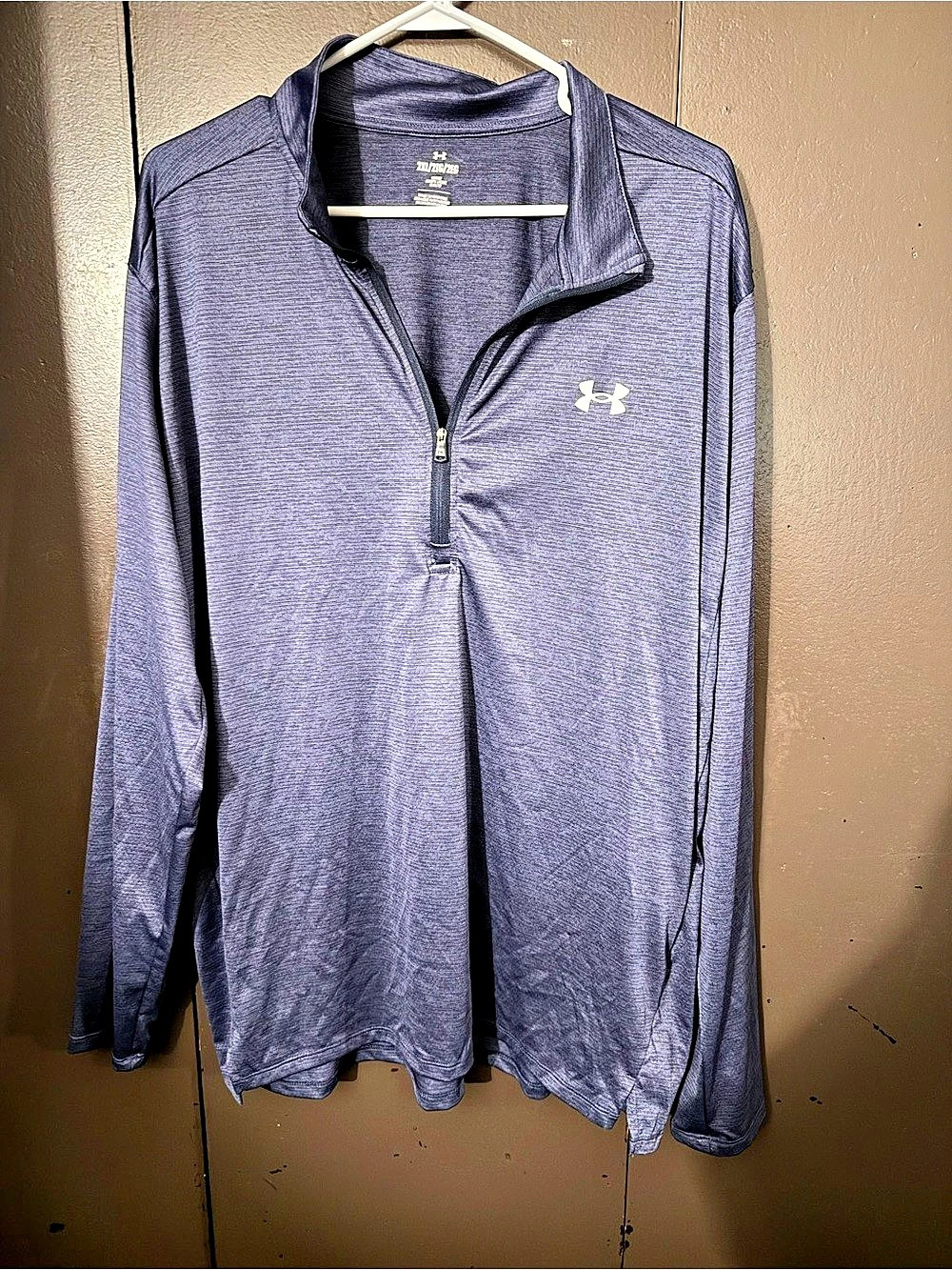 Under Armour UA Tech 2.0 1/2 Zip Pullover Men's Blue/Purple 2XL